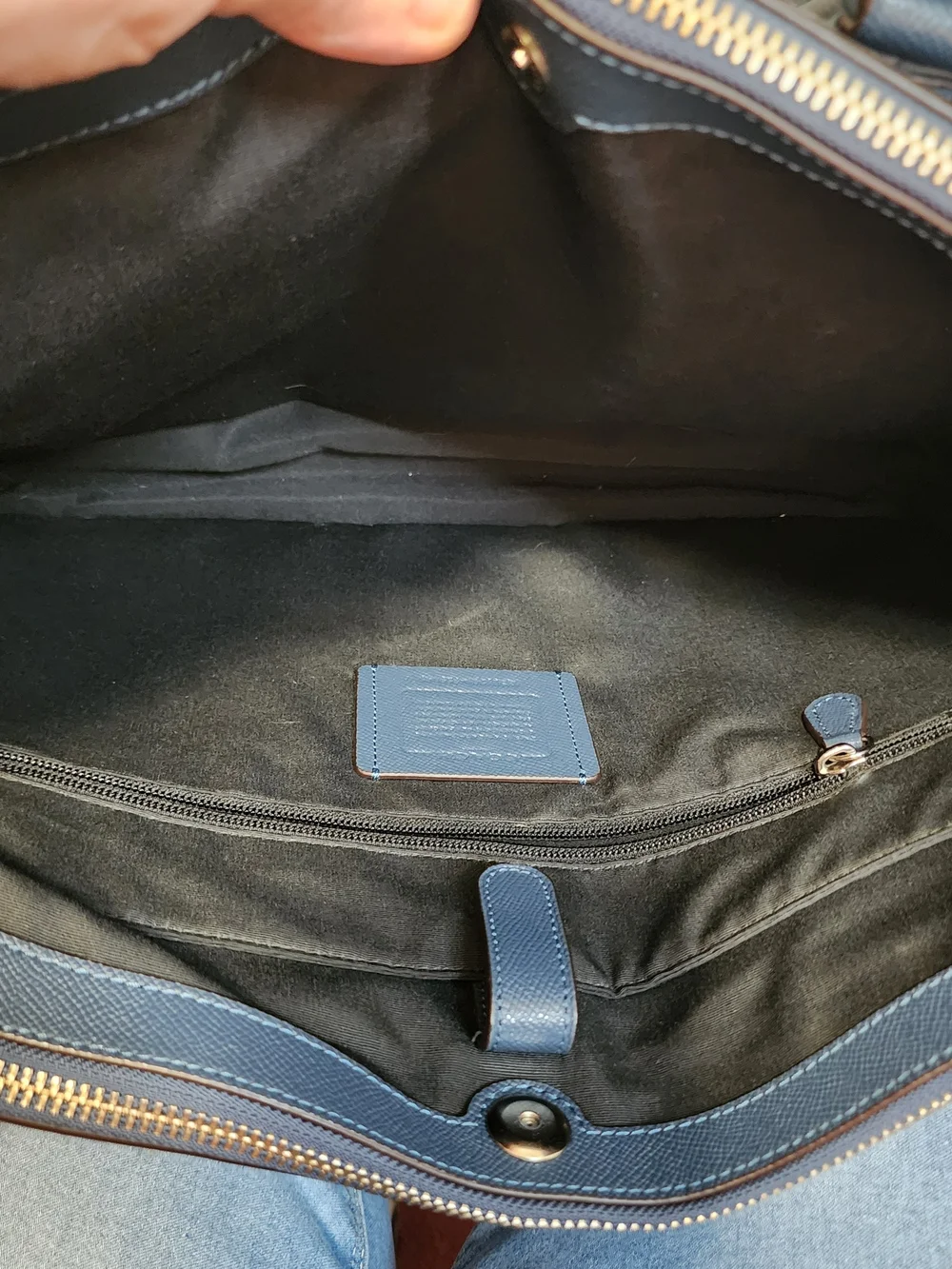 Coach Leather Metropolitan Briefcase with Detachable Strap
